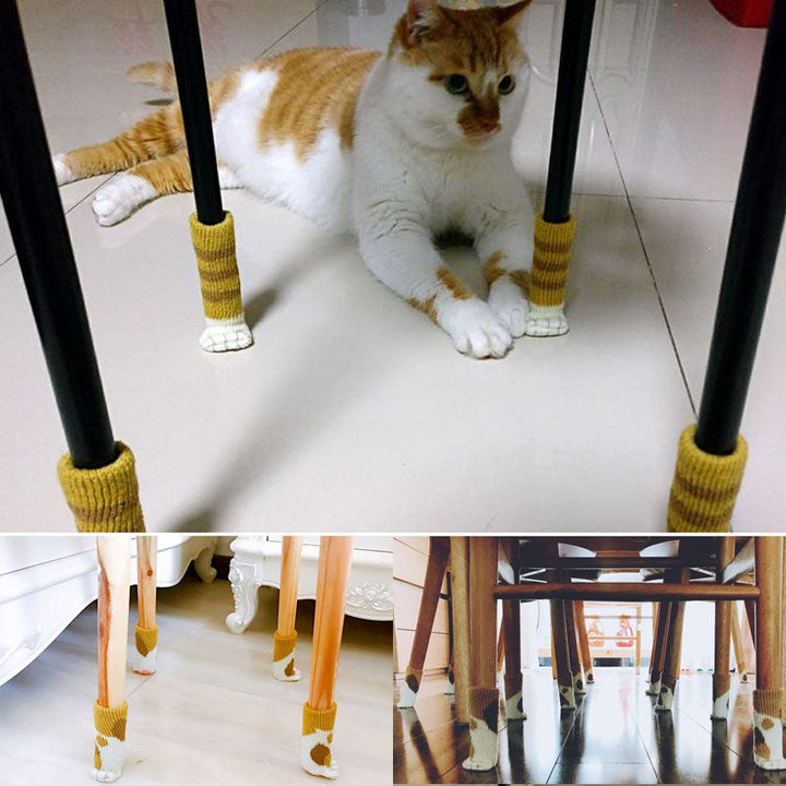 4Pcs Non-Slip Cat Paw Furniture Leg Covers | Stornfield