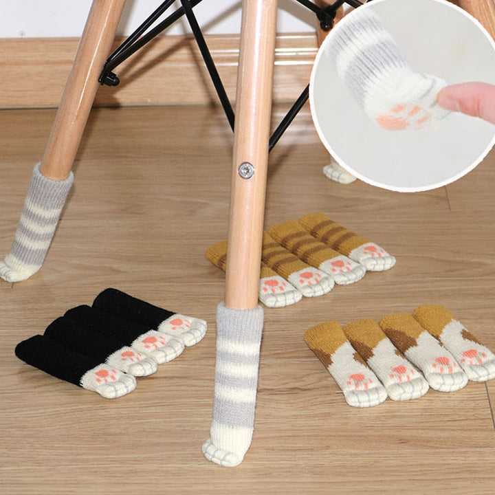 4Pcs Non-Slip Cat Paw Furniture Leg Covers | Stornfield
