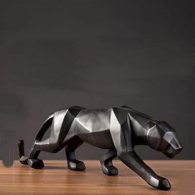 Stornfield | PantheraGeo Geometric Sculpture | Modern Panther Figure | Elegant Home & Office Decor