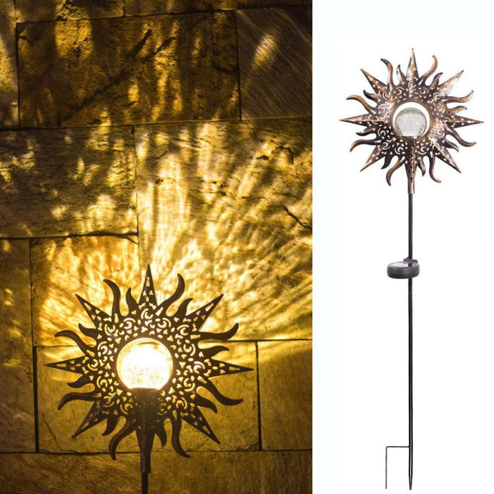 Stornfield | IgnisLuxe Lampe de Jardin LED avec Aspect Flamme Artificielle | Alimentée par Solaire | Éclairage d'Ambiance d'Extérieur | Décor pour Jardin et Terrasse