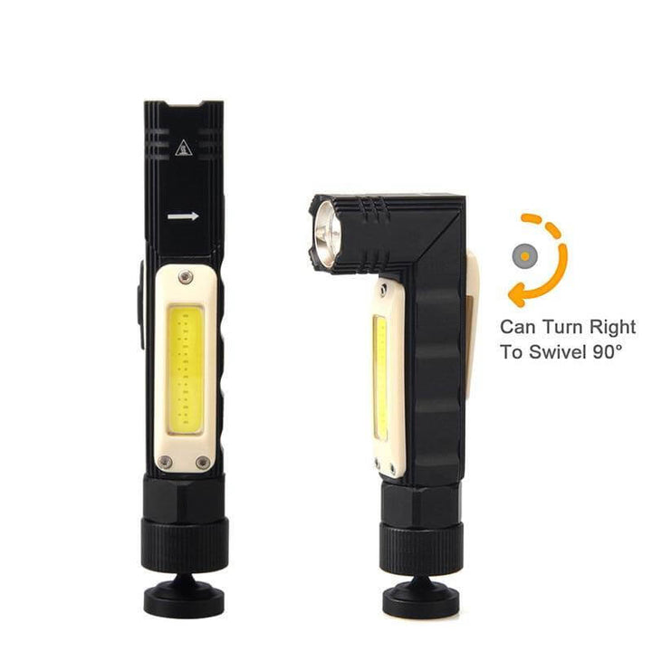 Rechargeable Magnetic Adjustable Camping Flashlight | Stornfield