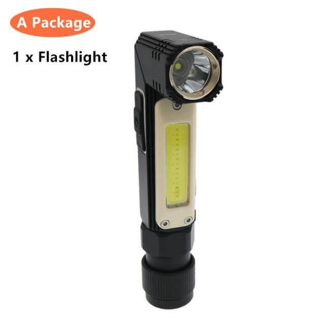 Rechargeable Magnetic Adjustable Camping Flashlight | Stornfield