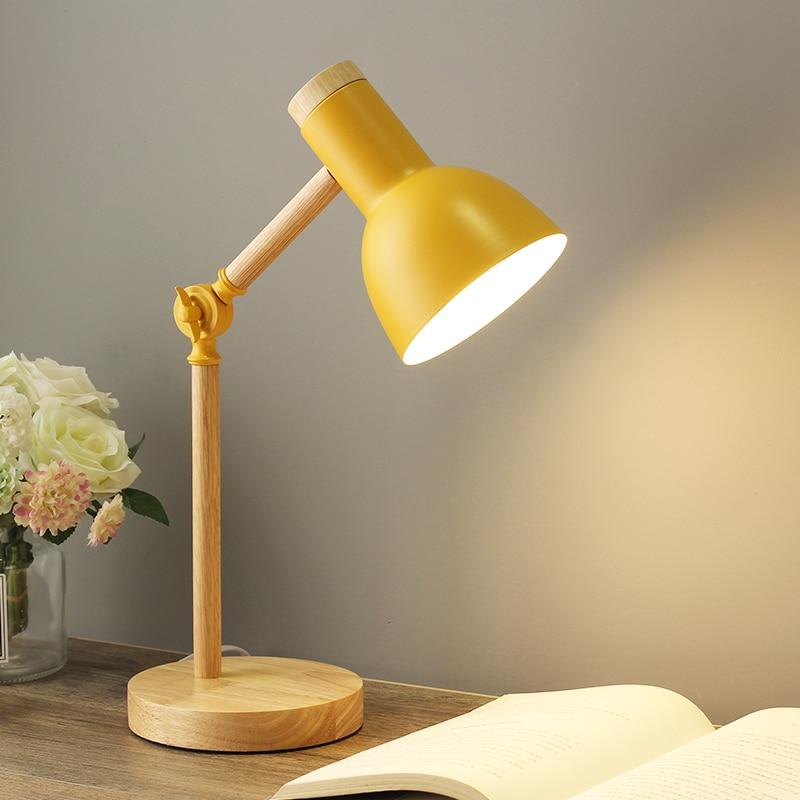 Stornfield | LuminoShade – Modern Scandinavian Style Wooden Desk Lamp