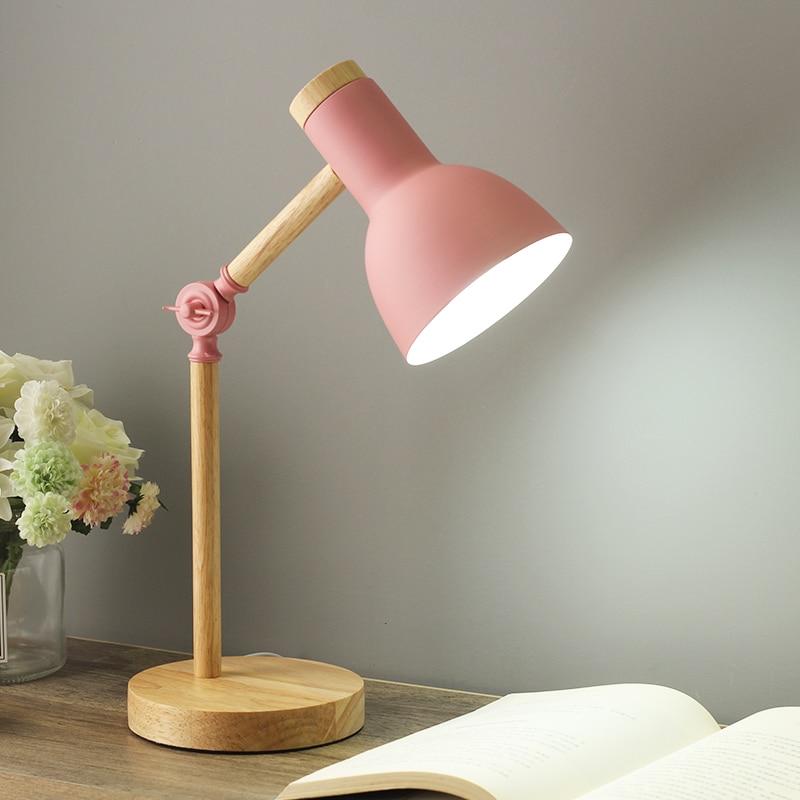 Stornfield | LuminoShade – Modern Scandinavian Style Wooden Desk Lamp