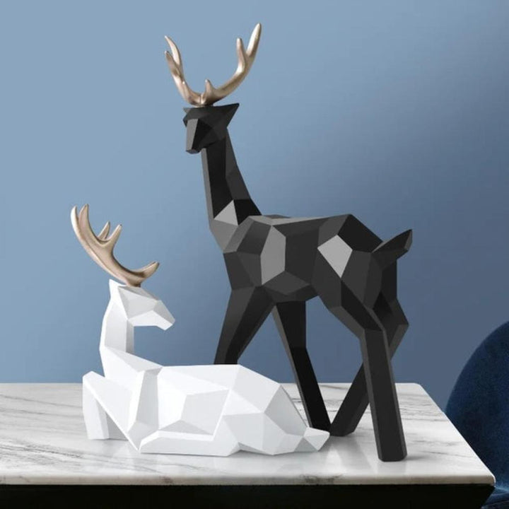 Geometric Deer Display Figurine | Stornfield