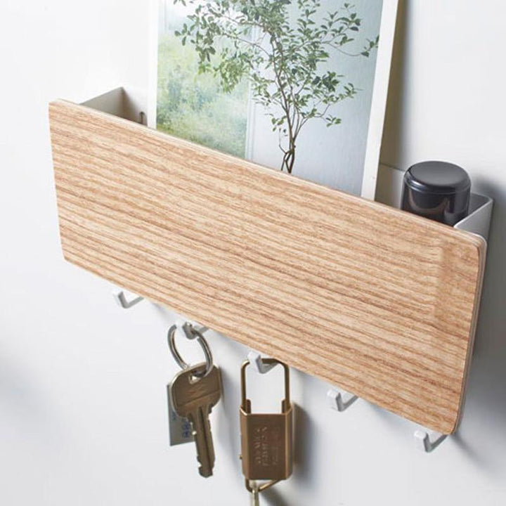 Stornfield | KeyOrganize Wooden Wall Key Holder | Multifunctional & Stylish | Wall Decor & Storage