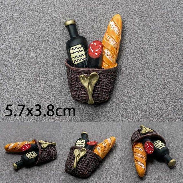 3D Creative Food Magnets | Stonrfield