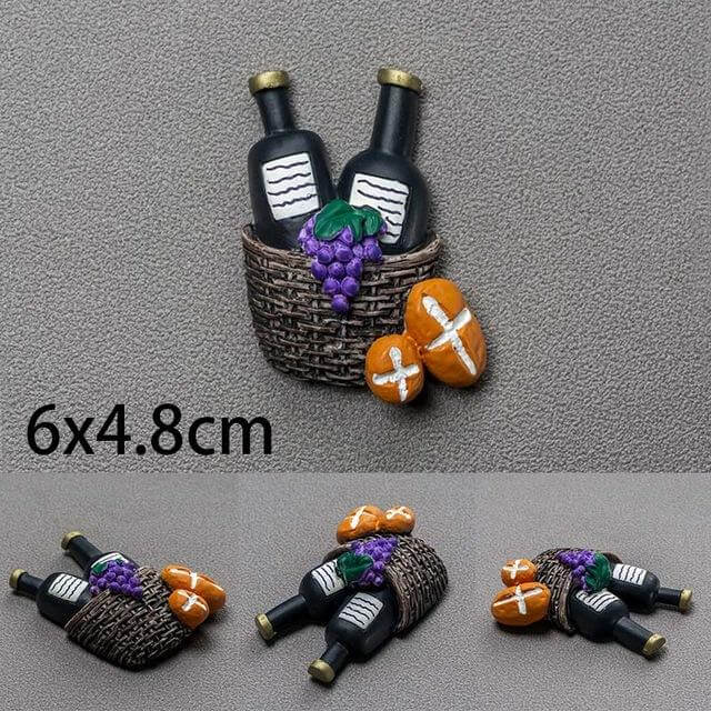 3D Creative Food Magnets | Stonrfield