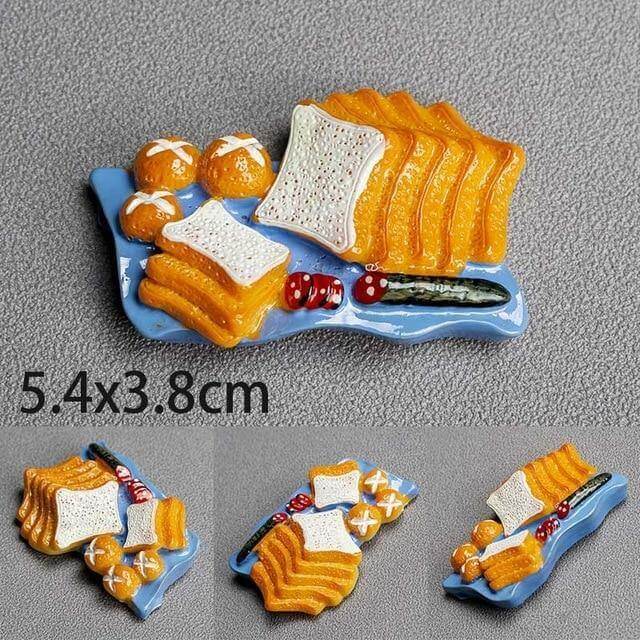 3D Creative Food Magnets | Stonrfield