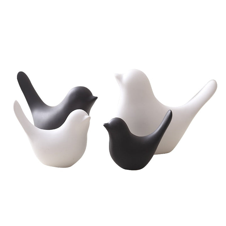 Nordic Creative Ceramic Bird Figurines | Stornfield