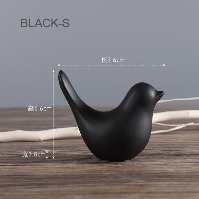 Nordic Creative Ceramic Bird Figurines | Stornfield