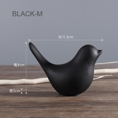 Nordic Creative Ceramic Bird Figurines | Stornfield