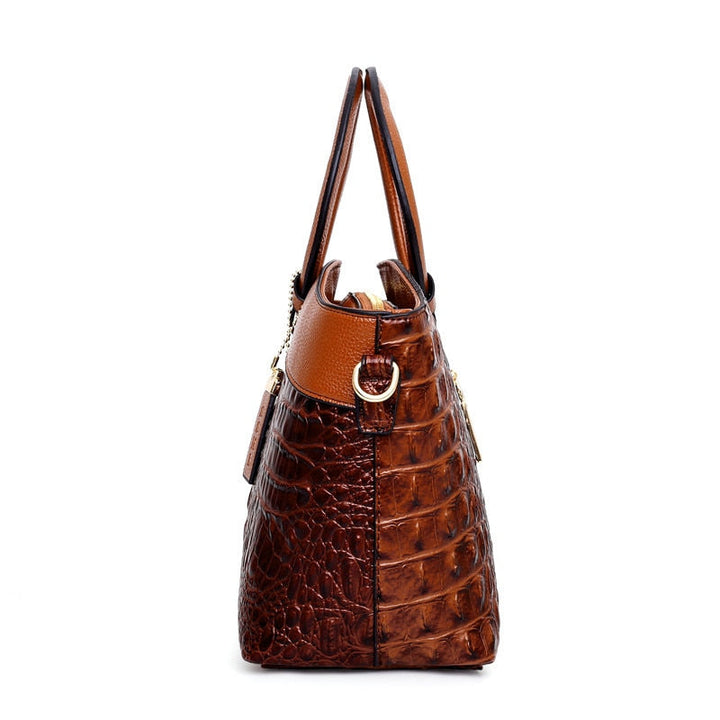 Stornfield | Crocodile Leather Bag – with hand-finished details