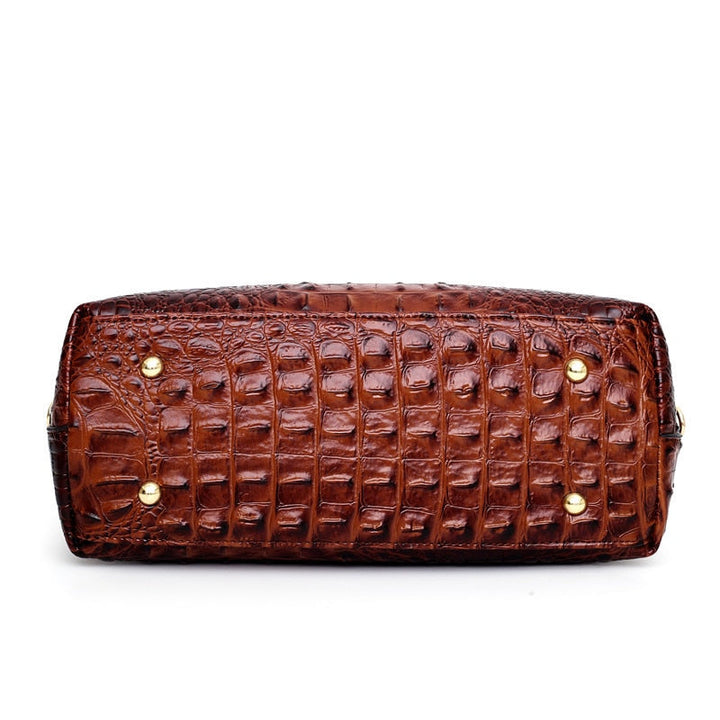 Stornfield | Crocodile Leather Bag – with hand-finished details
