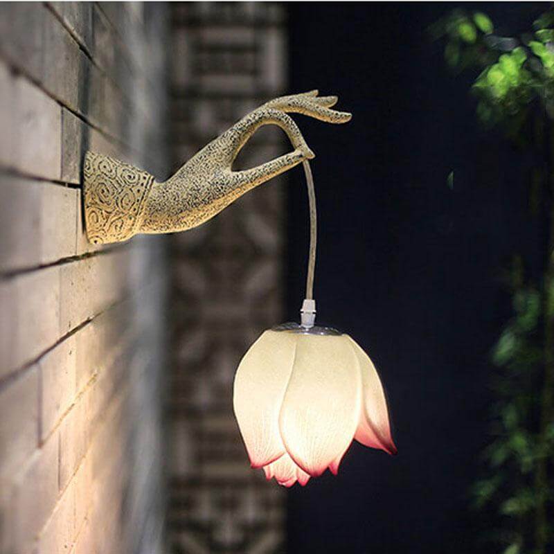 Modern Creative Chinese Lotus Wall Lamp | Stornfield
