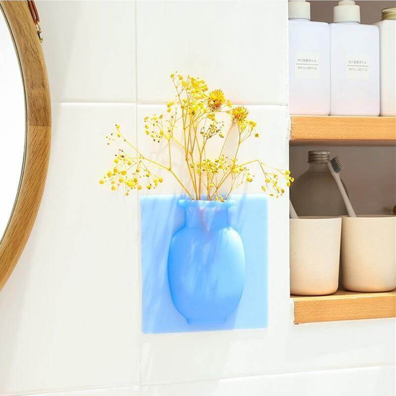 Sticky Silicone Plant Flower Vase | Stornfield