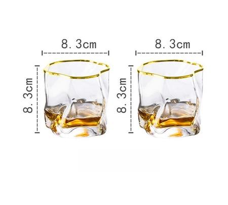 Stornfield | Distorted Texture Whisky Glass Set