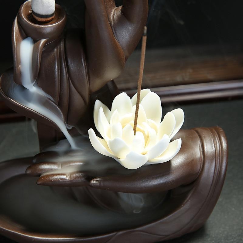 Buddha Hand Backflow Incense Burner | Stornfield