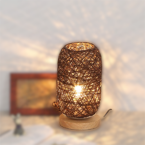 Stornfield | Rattan Wood Table Lamp