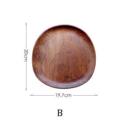 Irregular Natural Wood Plates | Stornfield