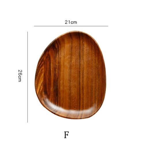 Irregular Natural Wood Plates | Stornfield