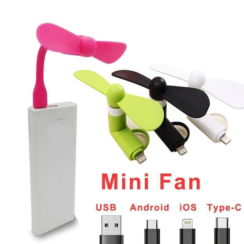Flexible Phone Mini Fan | Stornfield