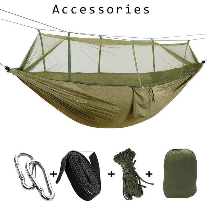 Portable Adventure Camping Outdoor Mosquito Net Hammock | Stornfield