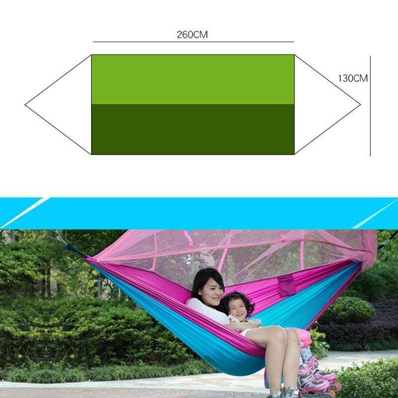 Portable Adventure Camping Outdoor Mosquito Net Hammock | Stornfield