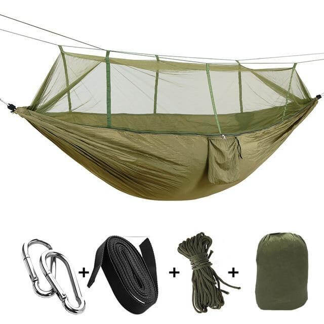 Portable Adventure Camping Outdoor Mosquito Net Hammock | Stornfield