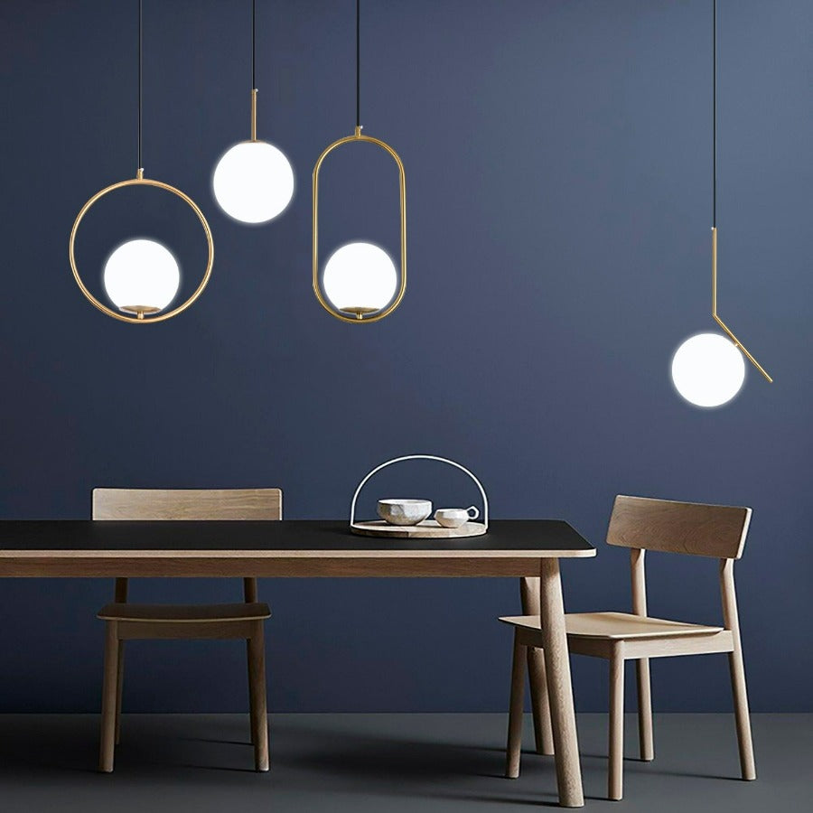 Nordic Glass Pendant Lamps | Stornfield