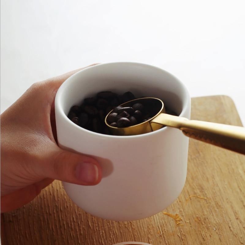 Stornfield | BambooNest Ceramic Storage Boxes with Bamboo Lid | Elegant Storage | Perfect for Kitchen & Bathroom | Available in Black and White