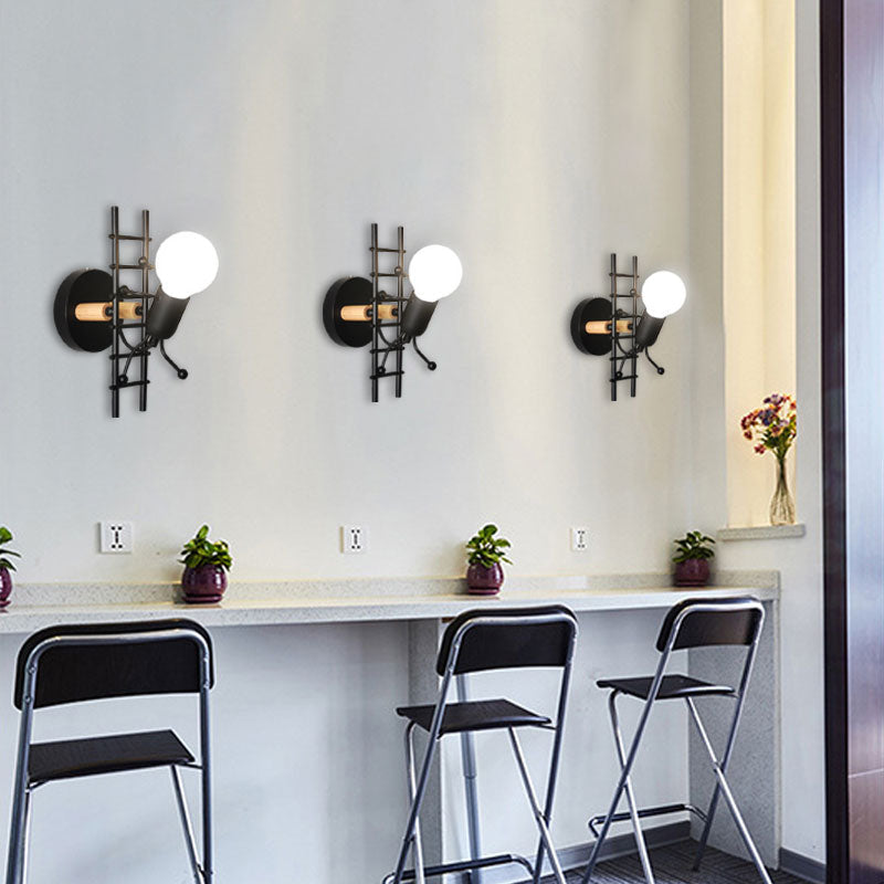 Mini Man Robot Art Wall Lamp | Stonrfield