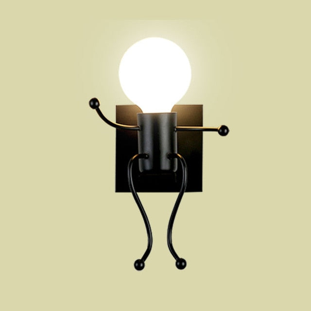 Mini Man Robot Art Wall Lamp | Stonrfield