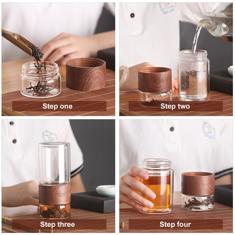 Stornfield | Easy-to-Carry Glass Tea Infuser