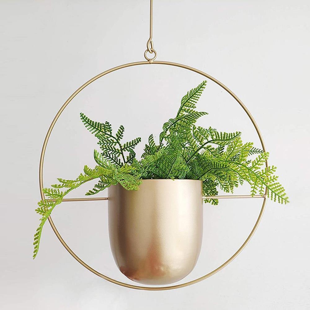 HaloRing Hanging Plant Holder – Metal Hanging Planter for Indoor and Outdoor | Stornfield