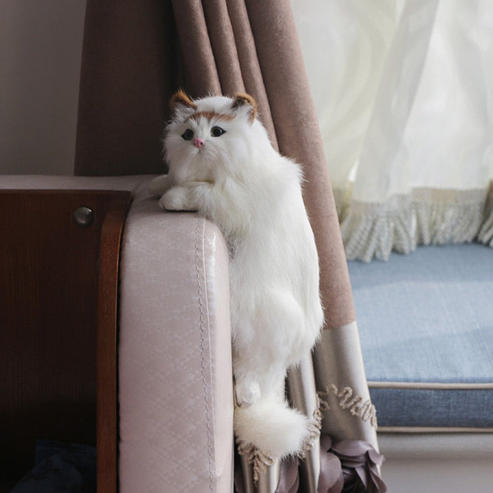 Cute Plush Cat Home Desk Figurine Decor | Stornfield