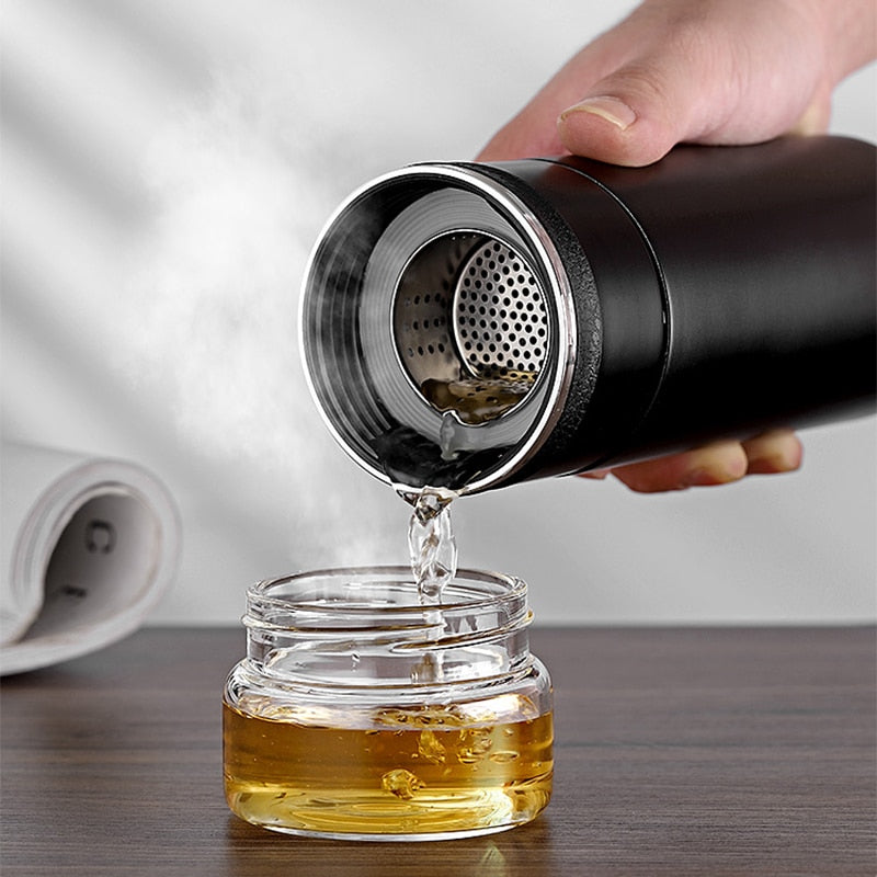 Elegant Durable Simple Tea Infuser Thermos | Stornfield