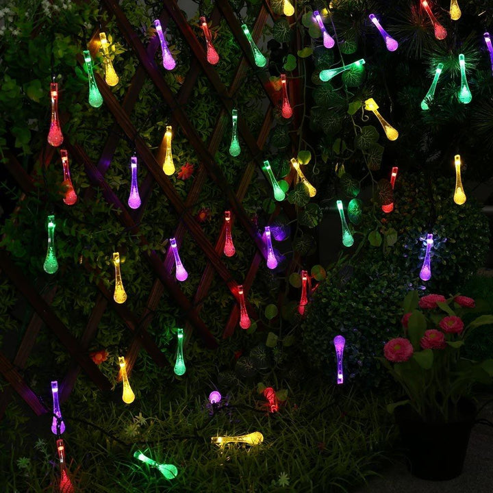 Stornfield | LumiDew Solar String Lights | Solar LED String Lights for Garden & Patio | Warm White, White, and Multicolor