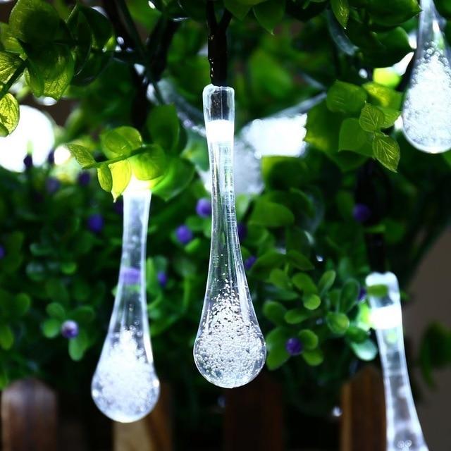 Stornfield | LumiDew Solar String Lights | Solar LED String Lights for Garden & Patio | Warm White, White, and Multicolor