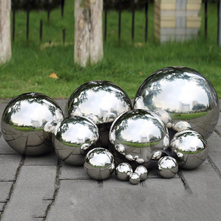 Stainless Steel Mirror Ball Garden Decor | Stornfield