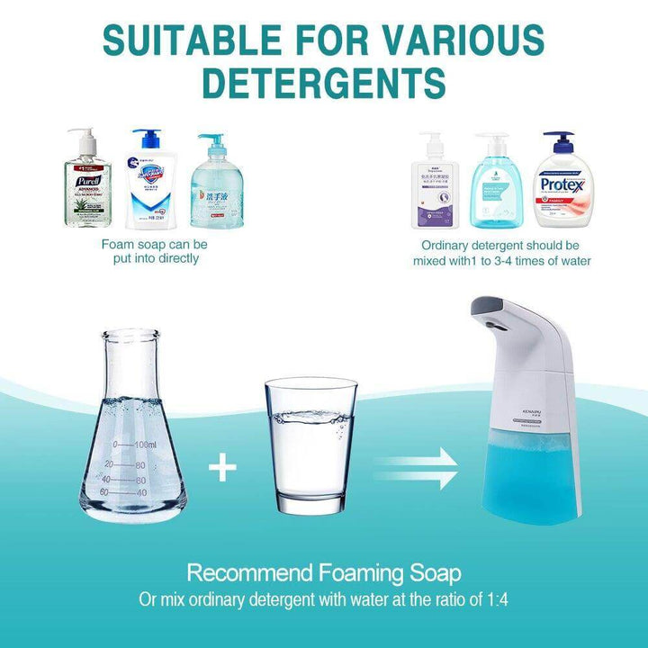 Touchless Intelligent Automatic Foam Soap Dispenser | Stornfield