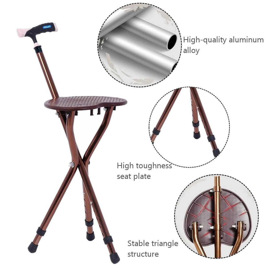 Lightweight Foldable Portable Walking Stool | Stornfield