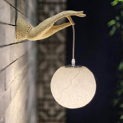 Modern Creative Chinese Lotus Wall Lamp | Stornfield