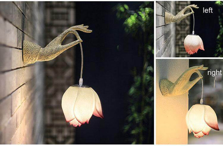 Modern Creative Chinese Lotus Wall Lamp | Stornfield