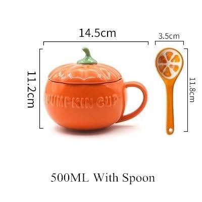 Creative Ceramic Pumpkin Mug Cup | Stornfield