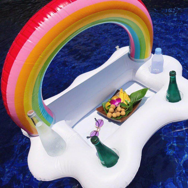 Rainbow Cloud Inflatable Cup Holder Party Bucket | Stornfield
