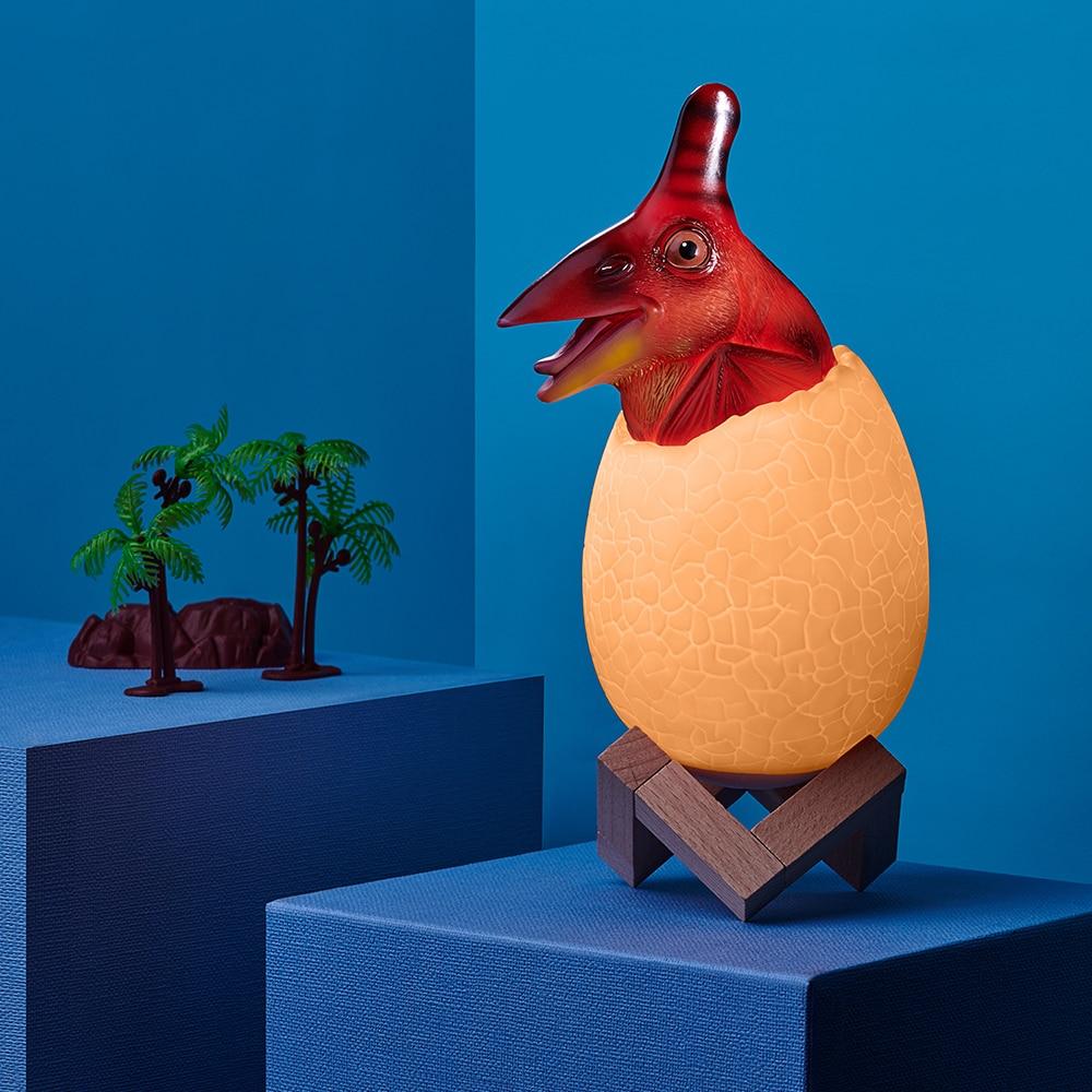Stornfield | Lampe LED œuf de dinosaure changeante de couleur