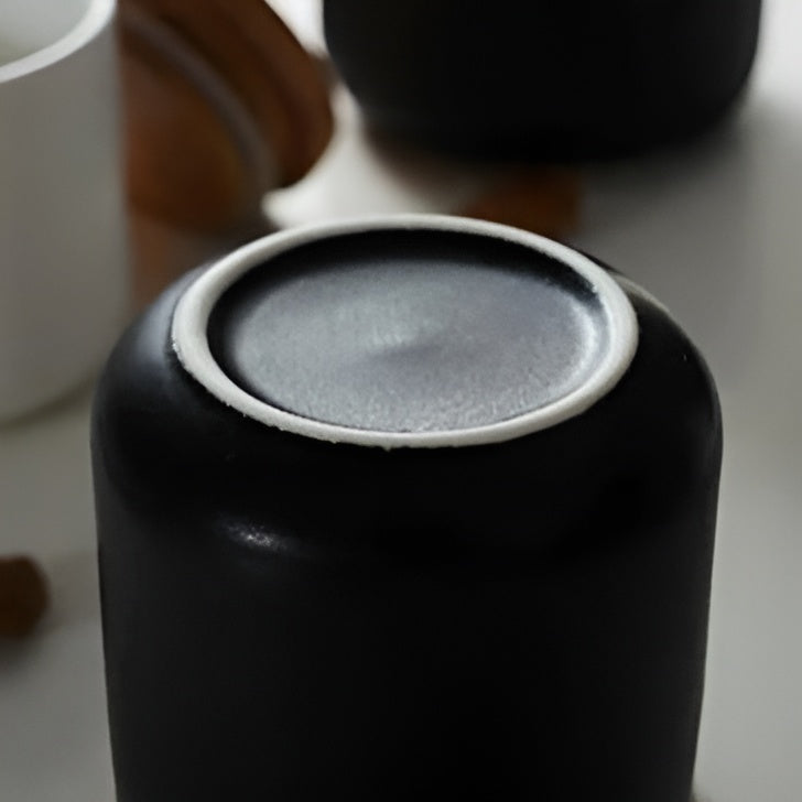 Ceramic storage container with bamboo lid – Natural design | Fresh storage for home | Stornfield