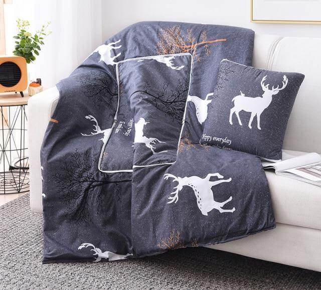 Stornfield | 2-in-1 Pillow Blanket Colorful Cartoon