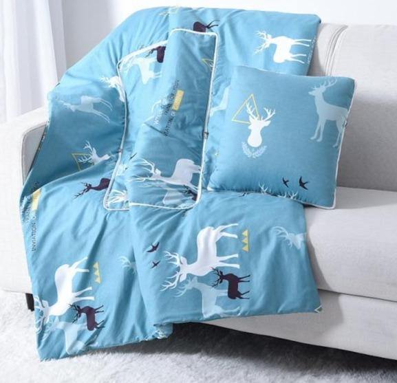 Stornfield | 2-in-1 Pillow Blanket Colorful Cartoon